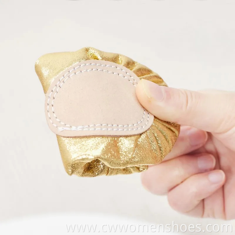 Girls Ballet Shoes for Girls Split-Sole Toddler Glitter Flats for Kids Dance